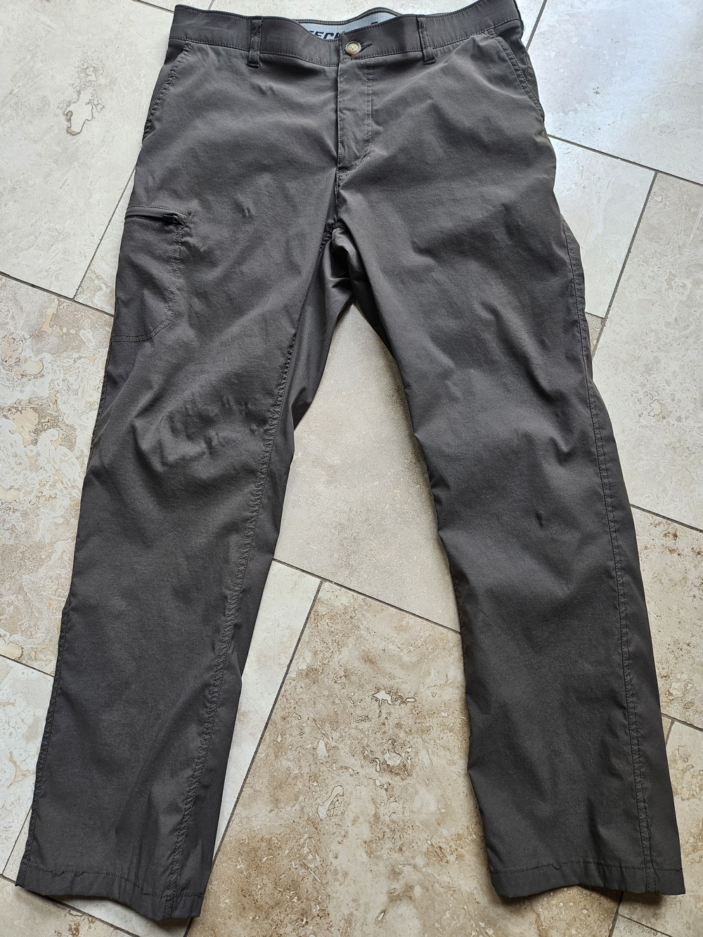 Men's Dark Olive Cargo Pants - Comfortable Everyday Workwear